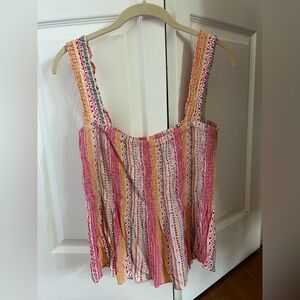 Love Multicolor Striped Tank Top